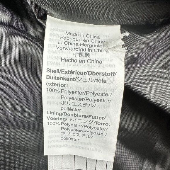 Madewell Jacket Womens XL Black Hooded Quilted Puffer Parka Coat Full Zip Winter - Picture 15 of 16